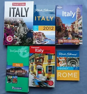 6 SOFTBOUND TRAVEL GUIDES: ITALY, ROME, VG+ CONDITION - Foto 1 di 5