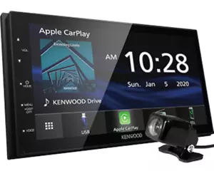 Kenwood DMX4707S 6.8" Multimedia Receiver CarPlay & Android Auto + Backup Camera - Picture 1 of 7
