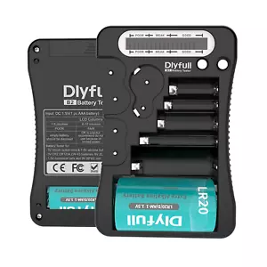 Universal Battery Tester with LCD Display – Includes 1× AAA Battery - Picture 1 of 11