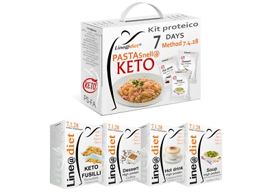 LINE@DIET DIETA PROTEICA C/PASTASnell@ KETO! Dimagrire-Alim. Proteici Bruciagrassi (kit A)