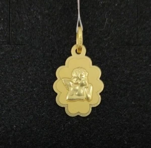 Anhänger Gold 18k 750 Mls. Medaille Wolke Engel von Die Aufbewahrung - Bild 1 von 5