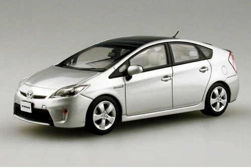 Toyota Prius II (NHW20) silber - Ebbro (1/43) Modellauto Model Car
