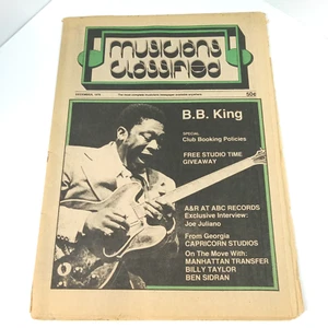 Giornale Classificato Musicisti B.B. Copertina King dicembre 1976 vintage New York - Foto 1 di 11