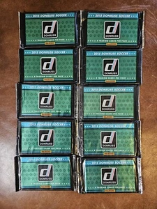 LOTE DE 10 - 2015 Panini Donruss Fútbol Hobby Foil Packs, Fútbol, Sellado Sin Abrir - Imagen 1 de 3