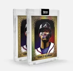 Topps Project100 - Edición Deluxe #/100 Ronald Acuña Jr. #6 (caja de 2 tarjetas sellada) - Imagen 1 de 6
