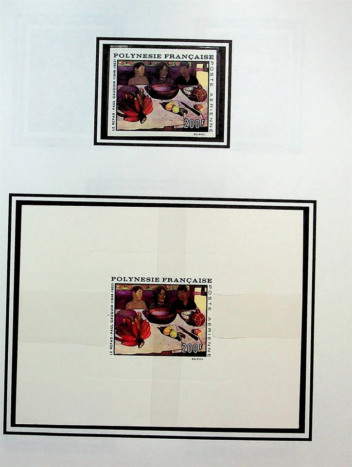 French Polynesia Sc C48 Imperf MNH & Proof of 1968 -Art by P.Gauguin - HA19 - Image 1 of 1