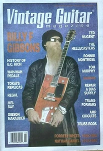 Vintage Guitar Magazine February 1995 ZZ Top Billy Gibbons Ted Nugent & More! - Imagen 1 de 1