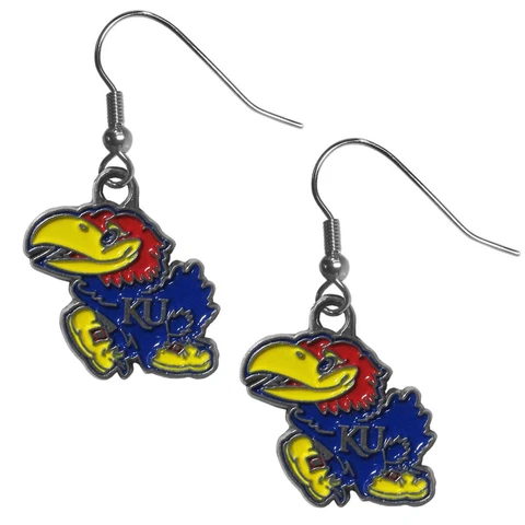 Kansas Jayhawks "Jayhawks" Dangler Earrings Cover