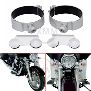 Kits de montaje de deflector de horquilla de motor plateado para Yamaha V Star 950 XVS950 2009-2016 EE. UU. - Imagen 1 de 11