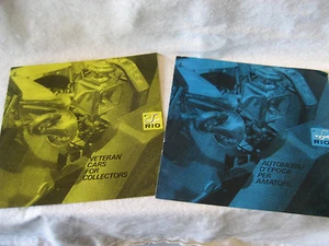 vintage foreign RIO car retailer catalog LOT 1970s Fiat Mercedes Rolls Royce + - Picture 1 of 8