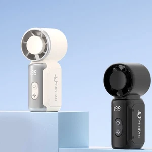 USB Rechargeable Mini Portable Fan Handheld with Adjustable 199 Speed Settings - Photo 1/14