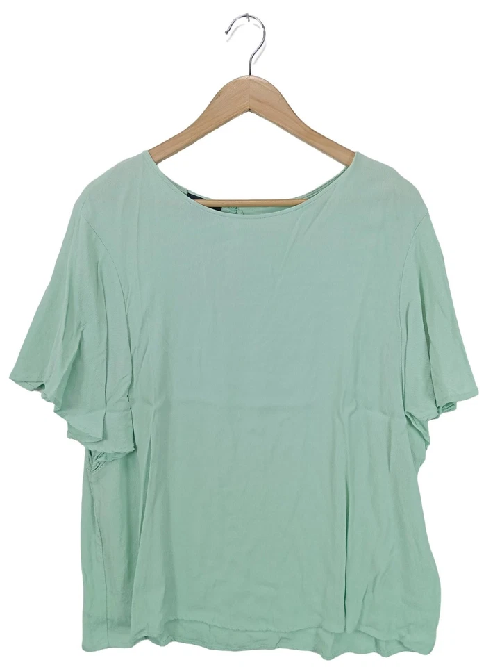 C&A Camicetta a maniche corte Donna Camicetta a blusa Taglia IT 52 turchese - Immagine 1 di 4