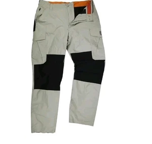 Pantaloni Bear Grylls Craghoppers Survivor da uomo in metallo e nero taglia W40x32 cuciture interne - Foto 1 di 9