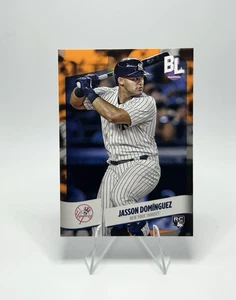 2024 Topps Big League - Jasson Dominguez Electric Orange Foil #160 Yankees RC - Picture 1 of 2