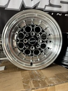 Two 4 lug VMS Revolver Drag Wheels Rims 13x8 4X100 +20 Offset 5.29” Backspacing - Picture 1 of 10