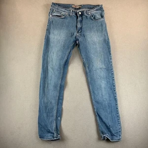 Vintage Levis Engineered Jeans Mens 33x32 Straight Leg Distressed Y2K Denim - Picture 1 of 12