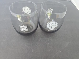 Detroit Lions Smoke Rocks Glasses Vintage Estate Find  - Picture 1 of 5