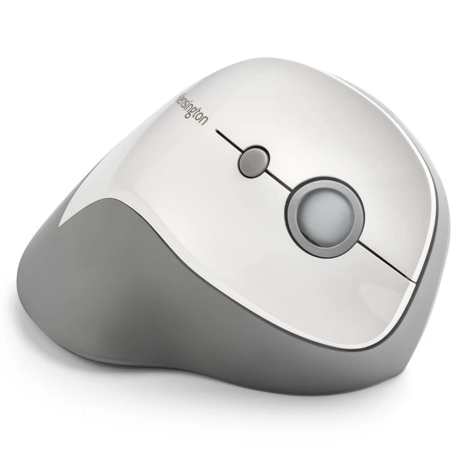 Kensington Pro Fit Ergo Vertical Wireless Mouse: Wireless Mouse (Grey) - Image 1 of 4