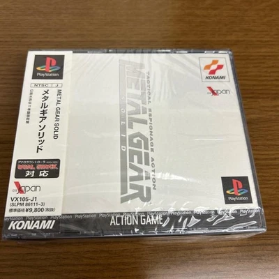 PlayStation Metal Gear Solid PS1 Japan Factory Sealed Unopened Mint Version - Image 1 of 4