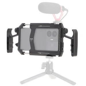 Universal Smartphone Video Rig Phone Cage with Handles Vlogging Photo Stabilizer - Picture 1 of 12