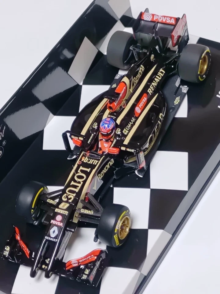 PMA 1/43 Lotus Renault E22 #8 R. Grosjean 2014 modello in resina nuovo - Immagine 1 di 4