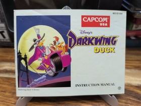 Disney Darkwing Duck NES Instruction Manual Booklet Only Capcom 1992 USA OEM