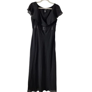 Maxi Vestido Para Mujer East 5th Negro Vestido de Noche Ocasión Especial Talla 8 Nuevo con Etiquetas - Imagen 1 de 7
