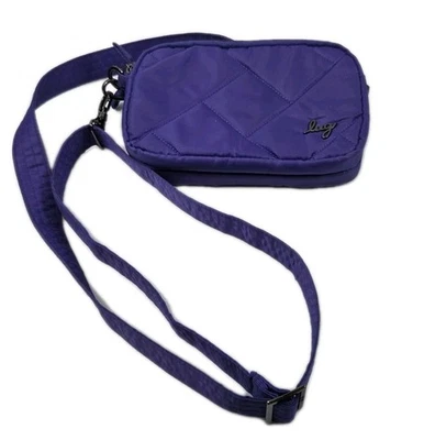 Bolso Bandolera Lug Coupe SE Cinturón Convertible Riñonera Violeta Púrpura Nylon RFID Foto 1 de 4
