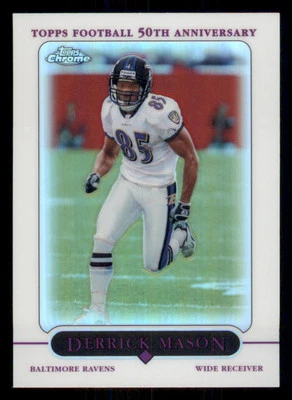 2005 Topps Chrome Refractors #15 Derrick Mason - Image 1 of 2