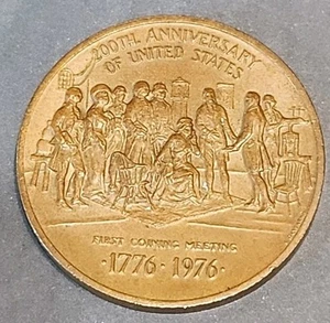 1776-1976 Zweihundertjahrfeier der Unabhängigkeit Philadelphia ~ erstes Prägungstreffen  - Bild 1 von 4