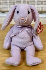 TY Beanie Baby Babies "FLOPPITY" The Rabbit 1996 w/ Tag - Picture 1 of 9