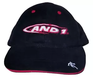 AND1 Baloncesto Calle NEGRO/ROJO/BLANCO Gorra DE COLECCIÓN Andone Papá Sombrero - Imagen 1 de 7