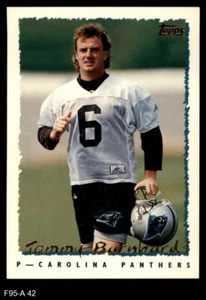 1995 Topps #42 Tommy Barnhardt Panthers North Carolina 8 - NM/MT - Picture 1 of 2