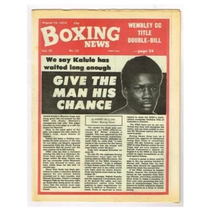 Boxing News Magazine August 10 1979 mbox3431/f Vol.35 No.32 Give the man his cha - Picture 1 of 1