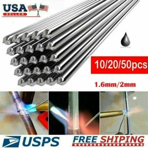 10/20/50PCS Aluminum Solution Welding Flux-Cored Rods Wire Brazing Rod 2MM/1.6MM - Picture 1 of 11