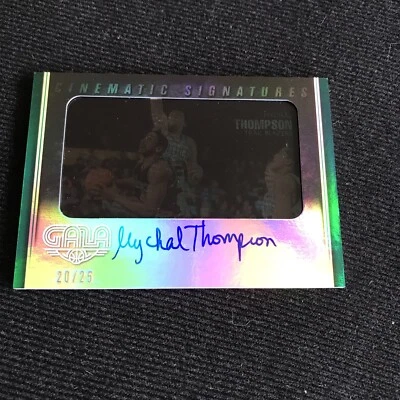 2014-15 Gala Mychal Thompson Jade Cinematic Auto Autograph #20/25 Trail Blazers - Image 1 of 2