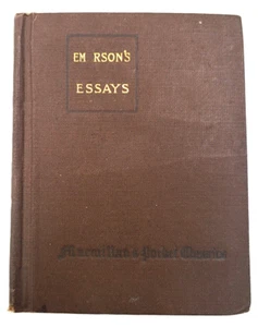 Emersons Essays ©19 Buch Ralph Waldo Emerson E.D. Holmes Herausgeber, Macmillan Co - Bild 1 von 8