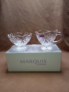 Waterford Marquis Canterbury Creamer & Sugar Set - Picture 1 of 8