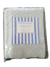 Pine Cone Hill Diamond Matelasse Euro Pillow Sham in Ice (light blue)