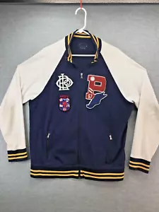 Polo Ralph Lauren Track Jacket Men’s 2XL Blue Varsity Letterman P Wing Full Zip - Picture 1 of 8