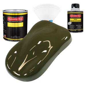 Restoration Shop Olive Drab Acrylic Enamel Quart Kit, Auto Paint