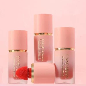 Matte Glitter Face Liquid Blusher Smooth Cheek Eye Mousse Blush Highlighter - Picture 1 of 20