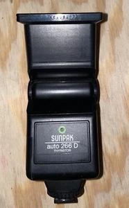 Flash Sunpak Electronic Auto 266 D Tiristor - PROBADO FUNCIONANDO - Imagen 1 de 3