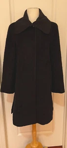 Cinzia Rocca Due Wool/ Alpaca Black Coat~Sz S- M-ONE OF A KIND - Picture 1 of 12