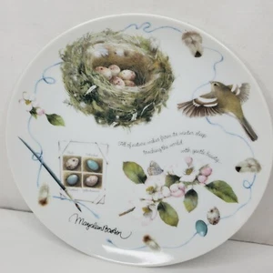 Vintage 1995 Marjolein Bastin Collectors Plate Building A Nest Bird Lovers USA - Picture 1 of 12