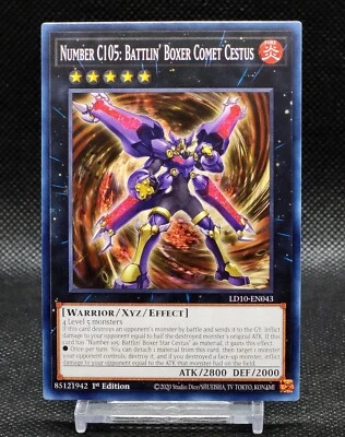 Number C105: Battlin' Boxer Comet Cestus LD10-EN043 Legendary Duelists Yu-Gi-Oh! - Image 1 of 2