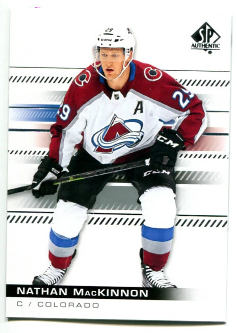 2019-20 SP Authentic Nathan MacKinnon Card #97 Colorado Avalanche - Image 1 of 1