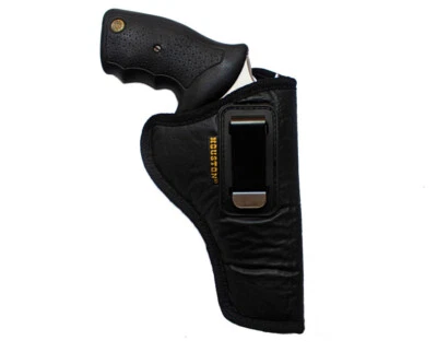 Black IWB Revolver Holster For 3.5"- 4" Inch Barrel 6 Shot Revolvers K/L/N Frame - Image 1 of 4