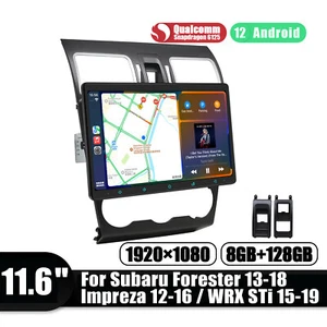 11.6inch Android12 Car Stereo For Subaru Forester Impreza WRX STi Carplay 8+128G - Picture 1 of 13