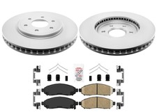 Front Coated Rotors & AmeriBRAKES Pads For Nissan Frontier 2005-2015